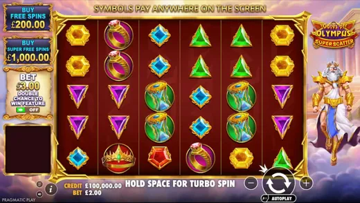 Gates of Olympus in play